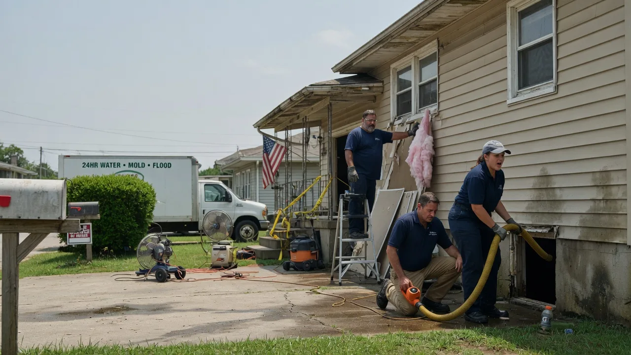 Water Damage Repair in Saline, LA near me